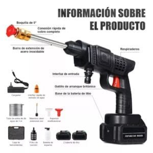 Hidro lavadora Portátil Doble Batería 48V
